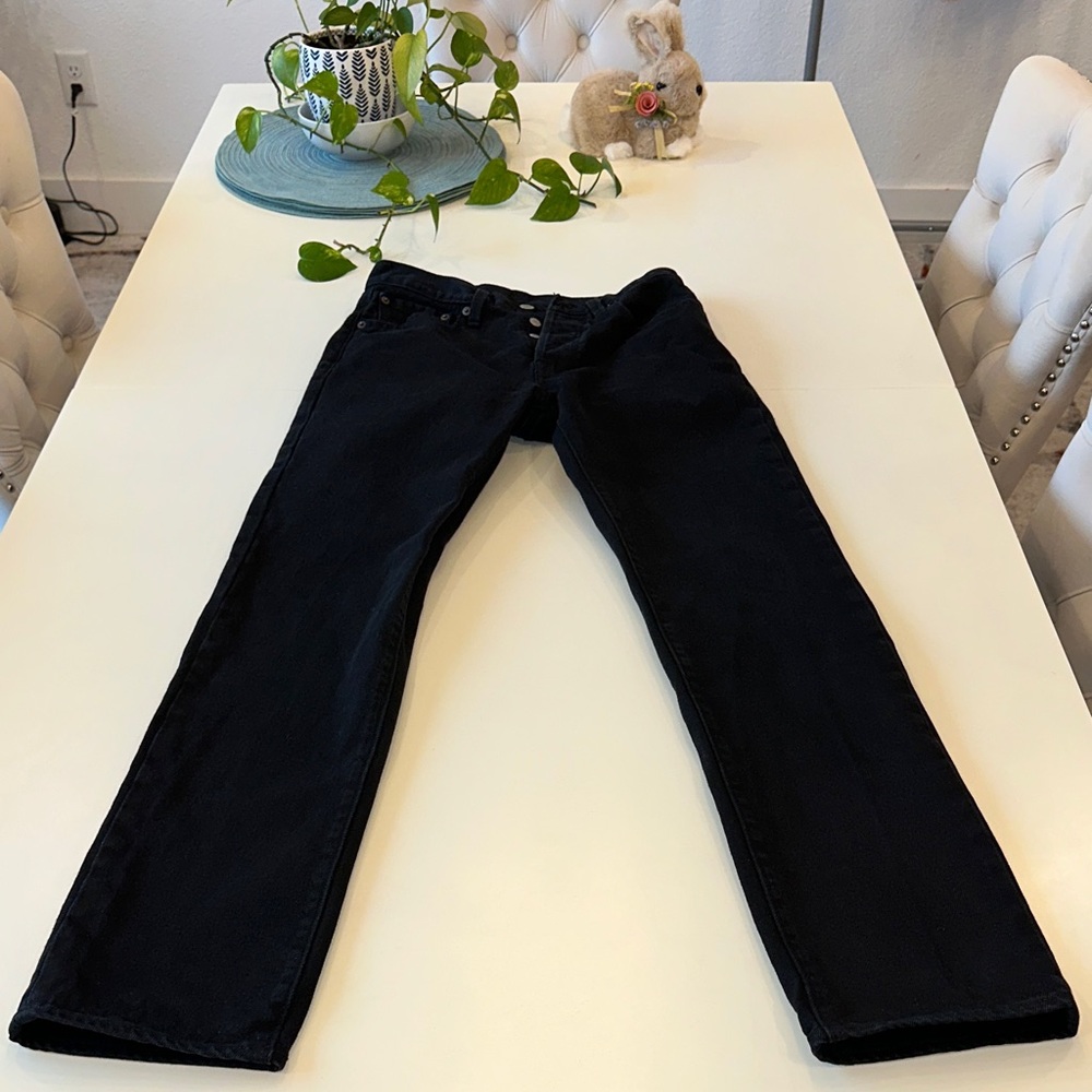 Levi's 501 Men's Straight Black Jeans